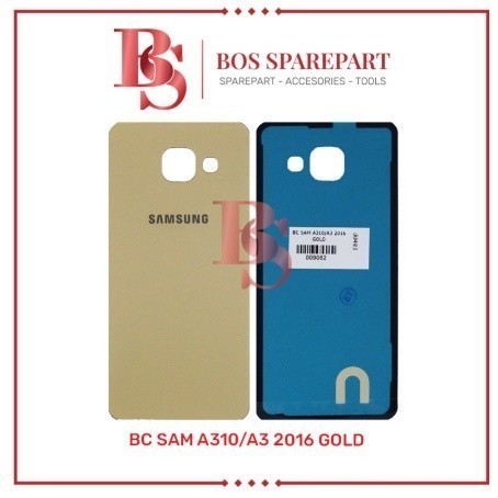 TUTUP BELAKANG SAMSUNG A310 / A3 2016 GOLD / BACK DOOR / BACK COVER