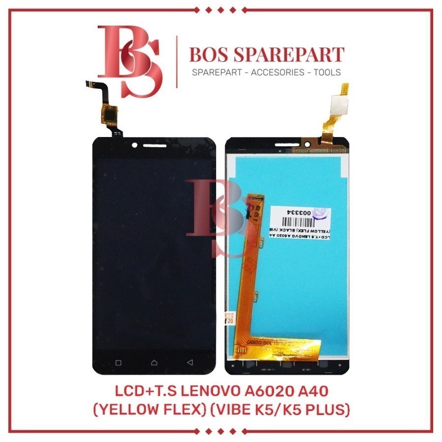 LCD TOUCHSCREEN LENOVO A6020 A40 ( YELLOW FLEX ) VIBE K5 & VIBE K5 PLUS