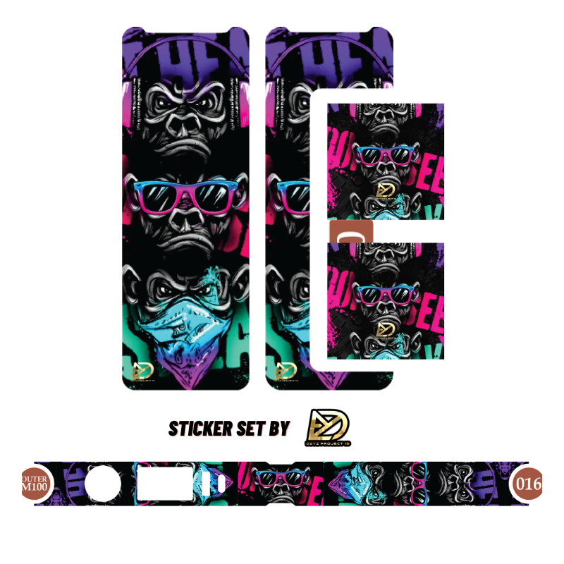 

Premium Cut - Resikoid Fs Stiker Label M100 Cutting Logo Emblem Centaurus 16 Garskin Stiker / Case Custom Terlaris 2PCS/ Fullbody