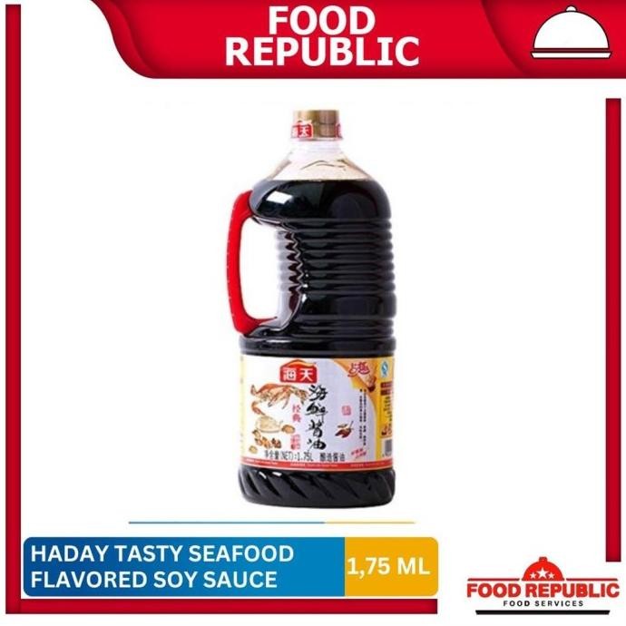

haday seafood soy sauce 1.75 ltr kecap asin tasty haitian halal termurah