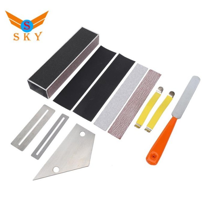 HOT SALE File Kikir Fret Leveling Beam Sanding String Spreader Untuk Gitar