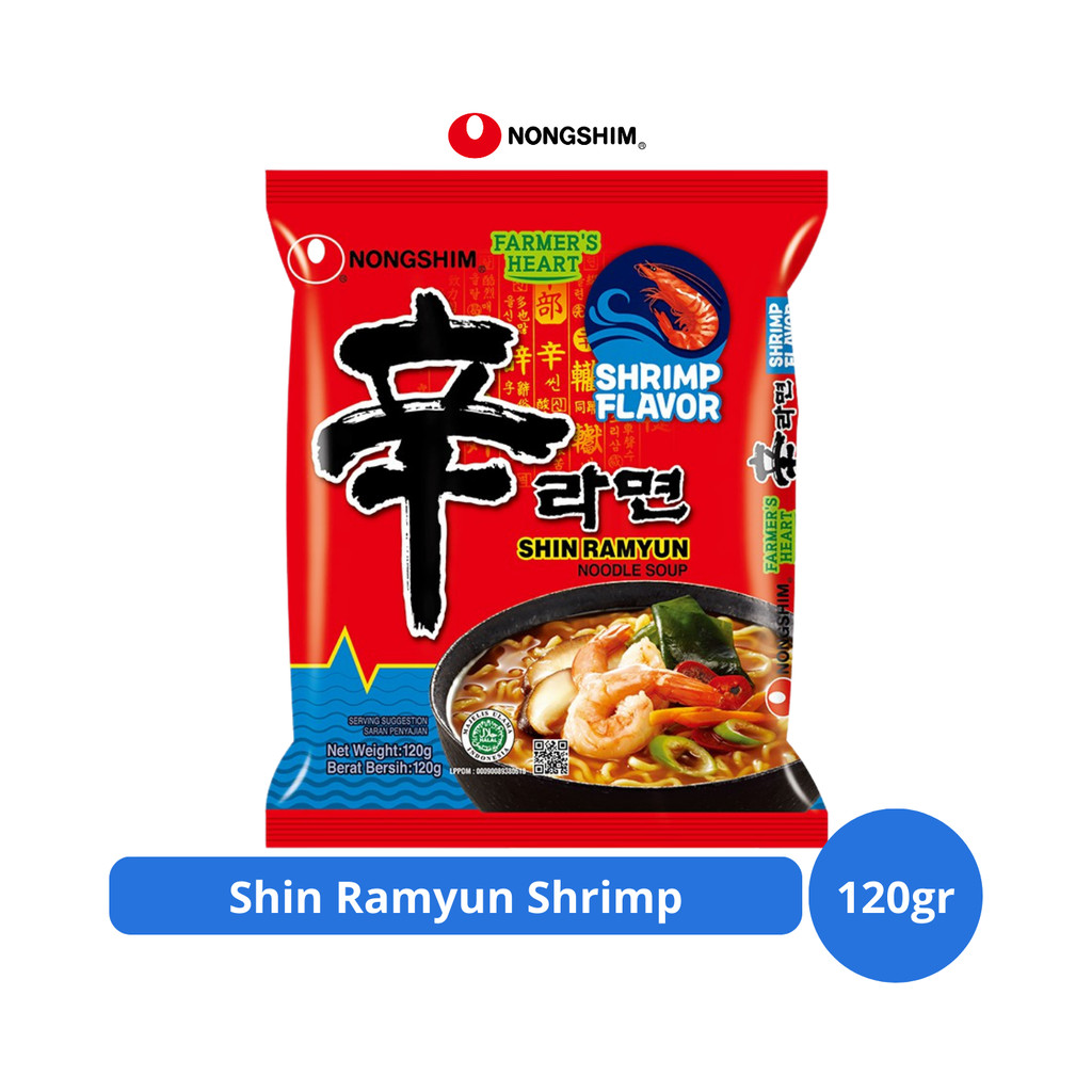 

Nong Shim Shin Ramyun Shrimp 120gr