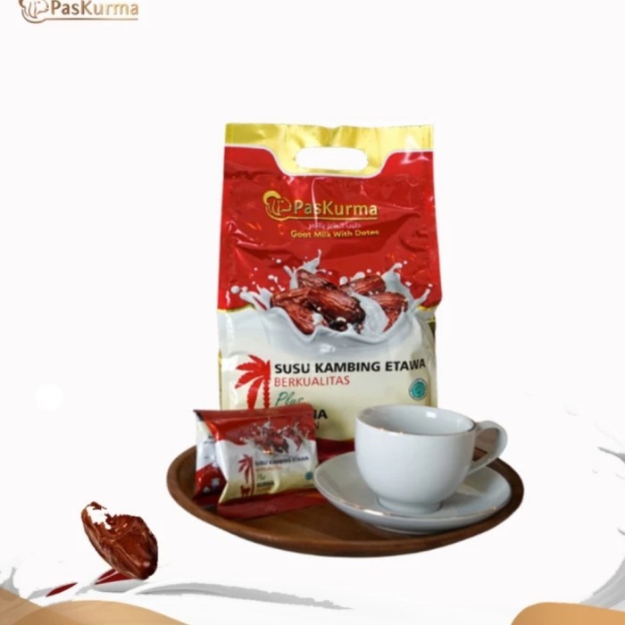 

ORIGINAL Paskurma Susu Etawa Kurma, Solusi Lezat dan Sehat (10 Sachet) PREMIUM