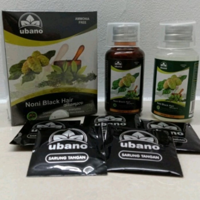 

ORIGINAL Ubano Noni Black Hair Shampo PREMIUM