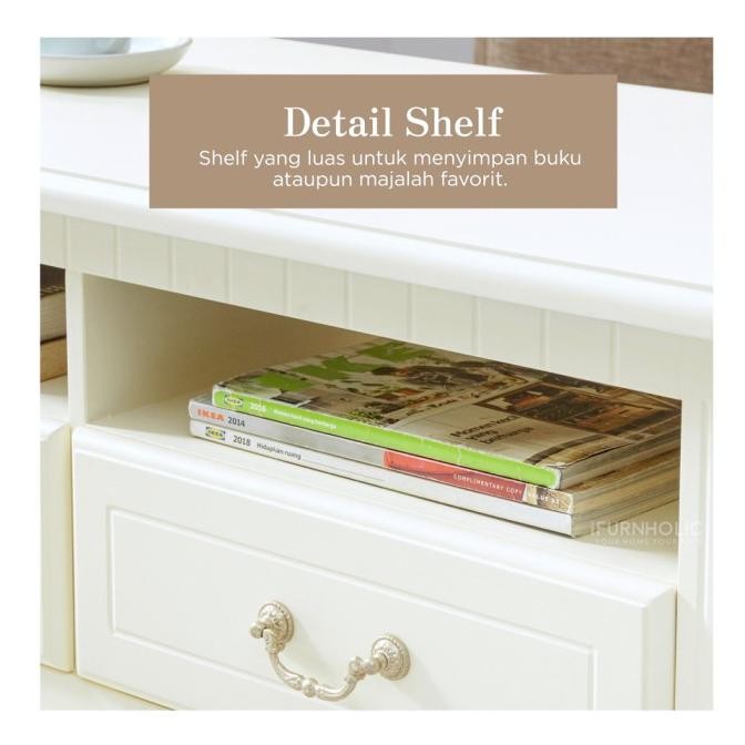 Ifurnholic Amandla Sofa Table | Meja Tamu | Coffee Table | Meja Sofa Original Dan Terpercaya