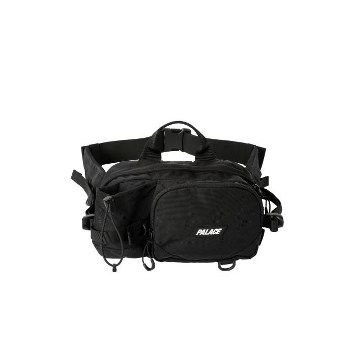 Palace Cordura Rs Bottle Bun Bag Waist Bag Black Grey Autumn 24 Toysacarl