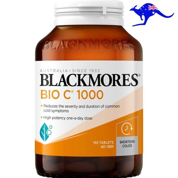 BLACKMORES Bio C 1000 mg Vitamin C 1000mg Tablet Vit C 150 Tablets