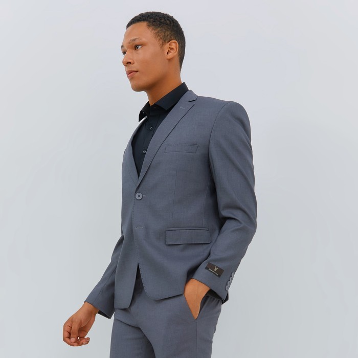 Arnon Brook - Refinamiento - 1 Set Jas & Celana Formal Pria - Extreme Slim - Viscose - Slim Fit