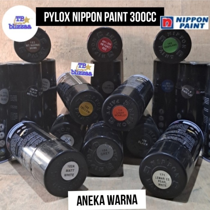 Pilox / Pylox Black Hitam Kilap / Pylox Black Flat Hitam Doff Pilok Kualitas Terbaik