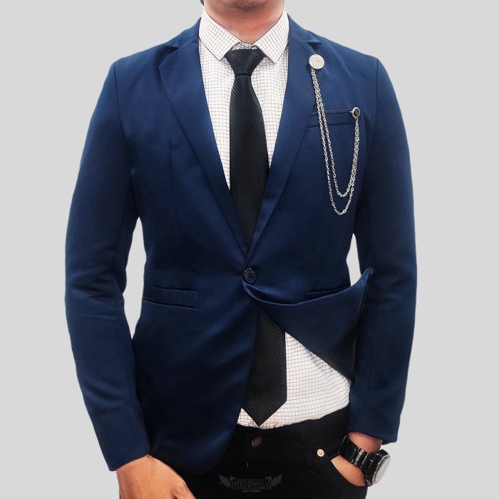 blazer pria murah jas pria blazer navy