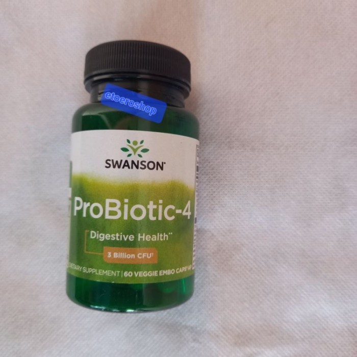 Swanson ProBiotic-4 Probiotic Blend 3 billion 60 vegan caps