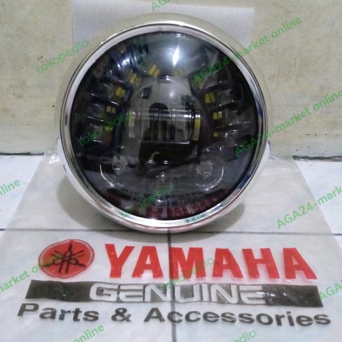 Headlamp Reflektor Lampu Daymaker Bulat Rx king New Peredam Vixion Old