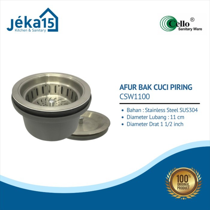 Cello CSW1100 Afur Bak Cuci Piring Afur Sink Jumbo
