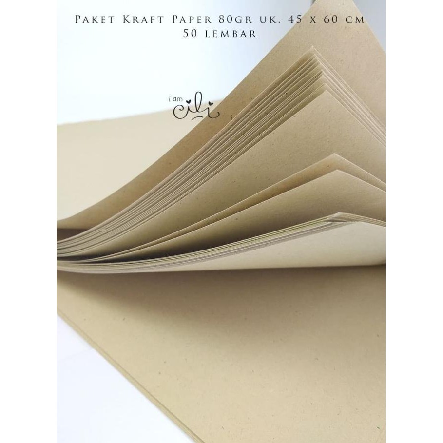 

\\\\\] kertas bungkus coklat 45x60 cm / kraft untuk jne
