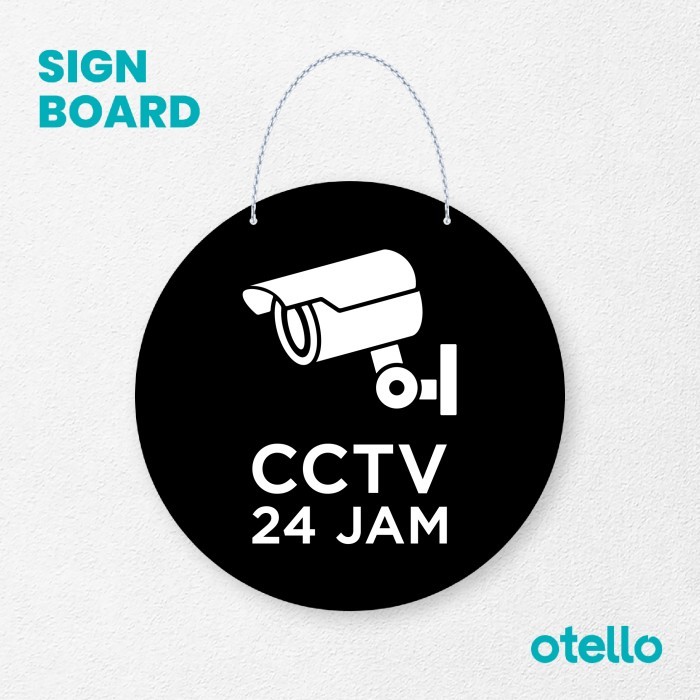 

Sign CCTV Signage Board Acrylic Papan Gantung Akrilik Rantai