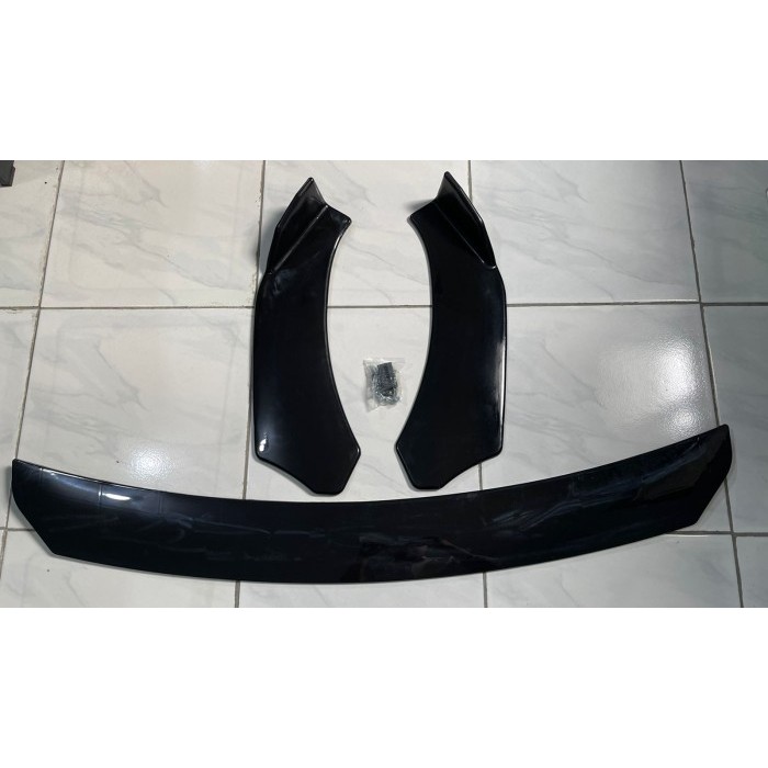 Winglet Set Mobil Model Sambung Universal Diffuser Depan Mobil