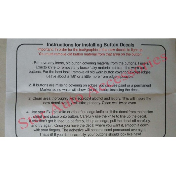 Cover Sticker Hitam Tombol Ac Mercedes Benz W204, R172, W463