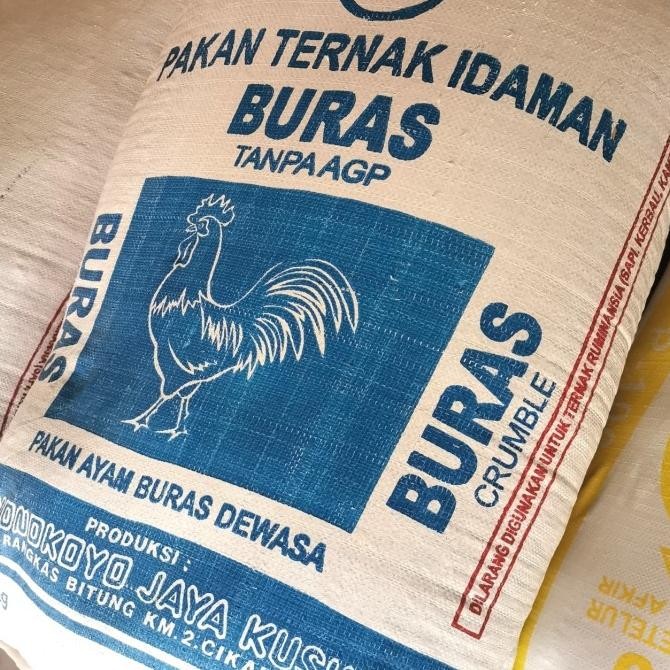 Buras / Pakan Ayam Buras Dewasa Crumble / BRS Wonokoyo (Karung)