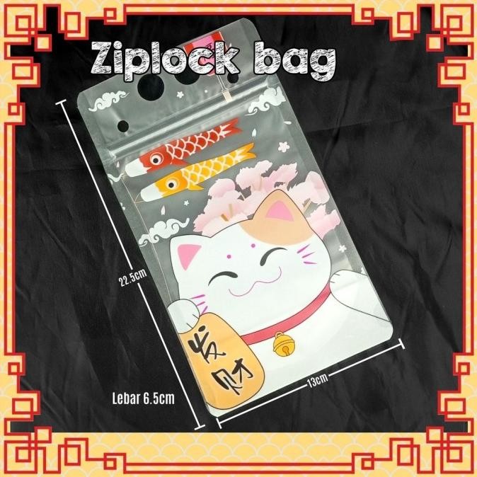,,,,,,,] Cookies Bag Imlek / Plastik Ziplock Cookies Imlek / Plastik imlek lucu