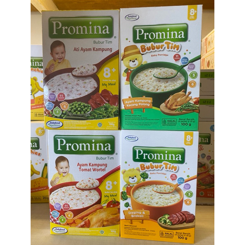 PROMO Promina Bubur Bayi/Bubur Instant Bayi Usia 8 Bulan Keatas (8+)