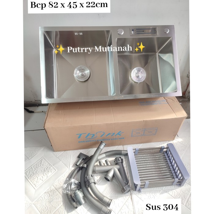 Bak cuci piring stainless/bak cuci piring thsink uk 82cm