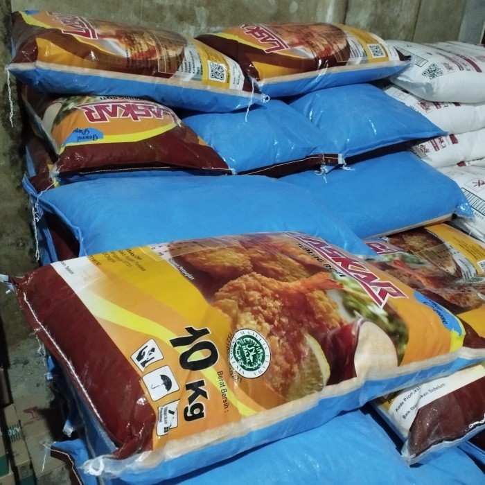 

BARANG TERLARIS Tepung Roti Kasar Panir Panko Merk Laskar 10 kg