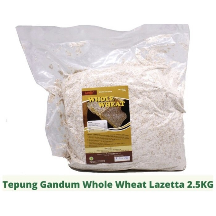 

BARANG TERLARIS Lazetta Whole Wheat Lazetta Gandum 2,5kg Lazetta Tepung Gandum