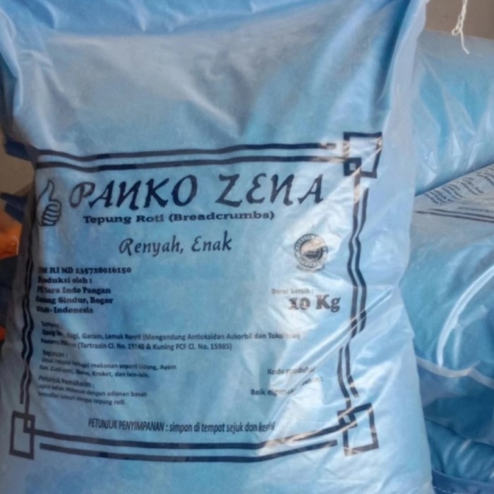 

BARANG TERLARIS tepung roti panko zena mix 10 kg / bread crumb 10 kg