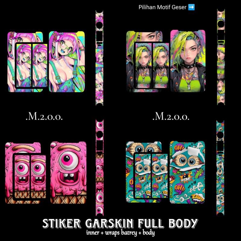

Premium Cut - Kalender Boday M 200 Anime Garskin Stiker / Case Custom Terlaris 2PCS/ Fullbody