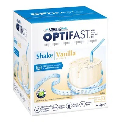 Nestle Optifast Very Low Calorie Diet Shake - Vanilla 12 x 53g