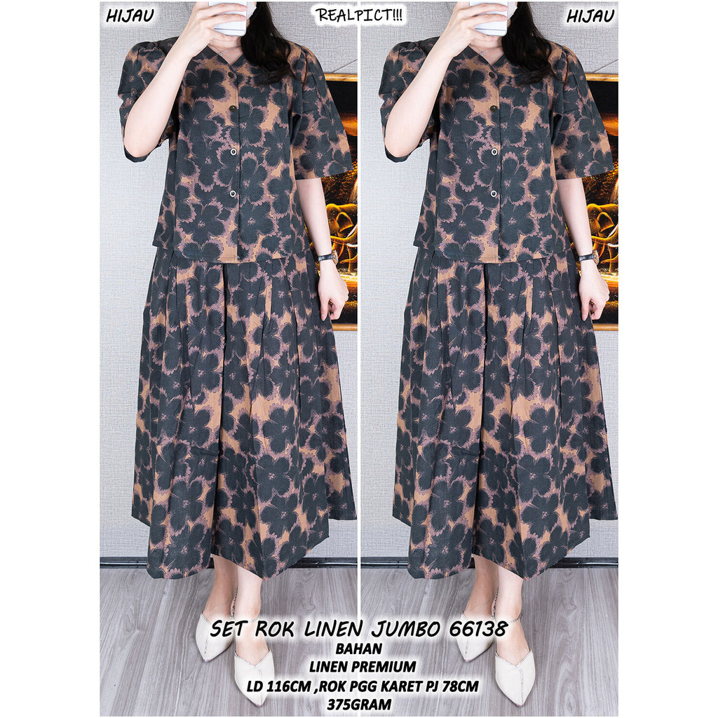 SET ROK LINEN JUMBO 66138 (READY STOK)