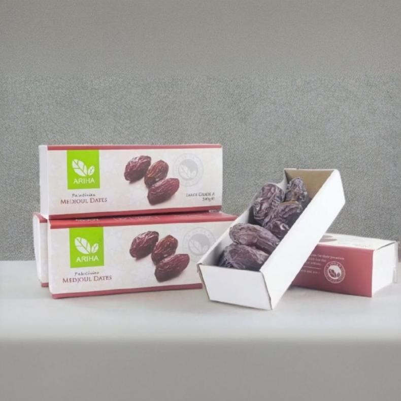 

*BARU , Kurma Medjoul LARGE Ariha Asli Palestina Palestine @240 gr , Medjol Medjool Dates