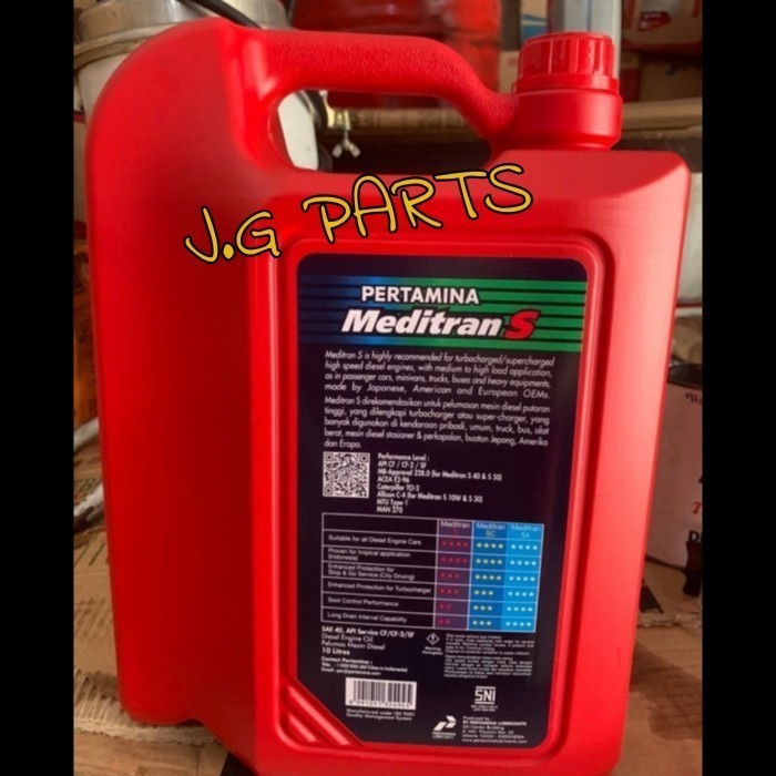 OLI MESIN DIESEL PERTAMINA MEDITRAN S (SAE 40) 10 LITER