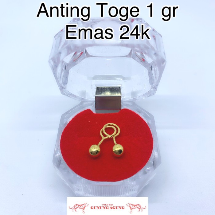 Anting Toge Baby Bayi Emas Asli 1 gr Mas 24k 88% Toko Mas Bekasi Kado