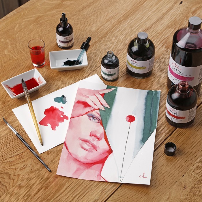 

TERBARU Herbin Eclats Watercolor Ink Fine Art 1000ml Tinta Kaligrafi
