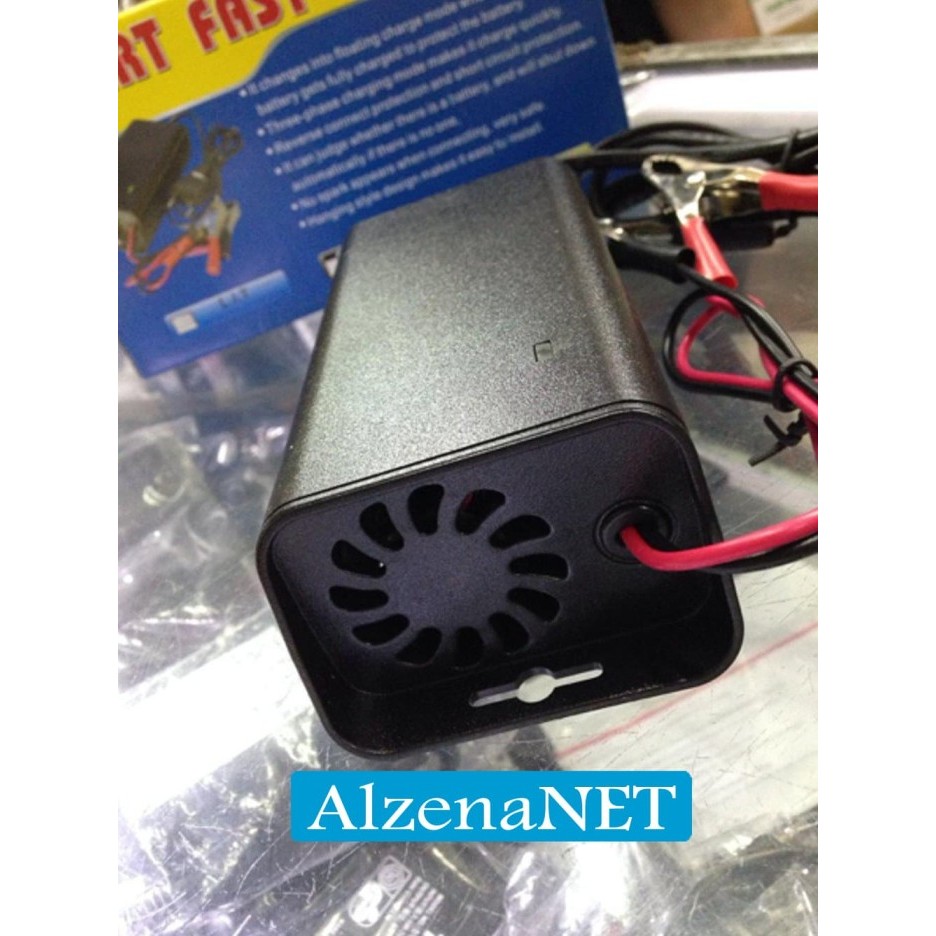 CHARGER AKI MOBIL 10 A - BISA CAS SAMPAI AKI 100 AMPERE - FAST SMART