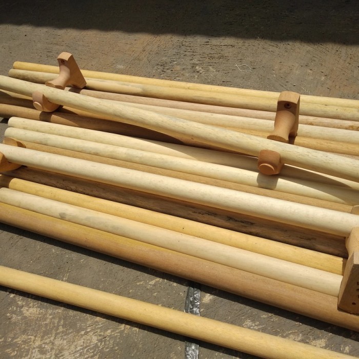 Batang Gorden Customs Kayu Gordyn Stik Bulat Hordeng Tongkat Gordeng