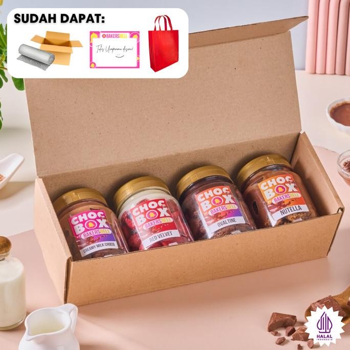 

HAMPERS KUE KERING CHOCBOX - PAKET GIFT / KADO / HADIAH BY BAKERSBELL