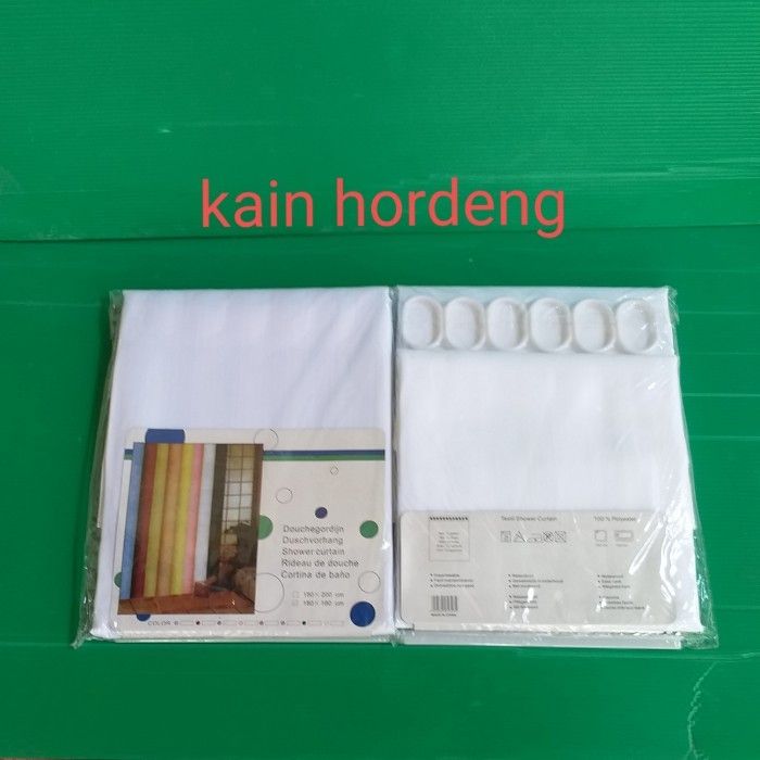 kain hordeng kamar mandi sower curtain