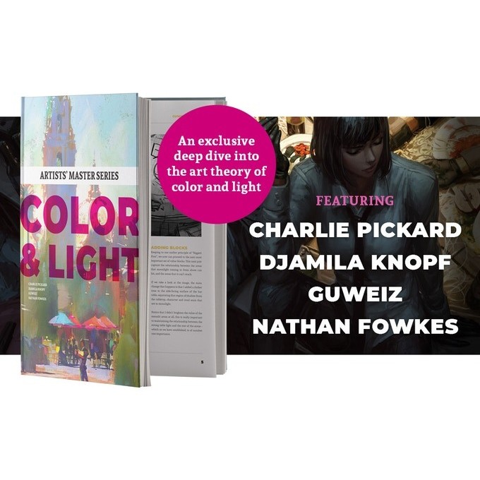 

Artists Master Series - COLOR and LIGHT Tutorial Book by Guweiz , etc