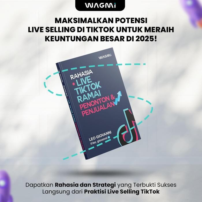 

Bundling Konsultasi FYP + Live Selling Private 1 Tahun + Buku + Rekaman Modul Live Selling WAGMI FYP