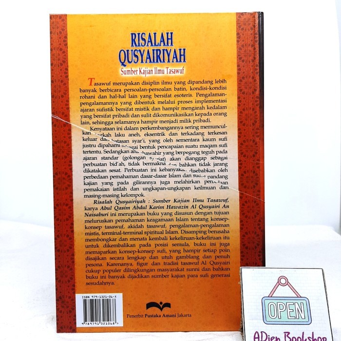 

BUKU RISALAH QUSYAIRIYAH SUMBER KAJIAN ILMU TASAWUF ABUL QASIM ABDUL