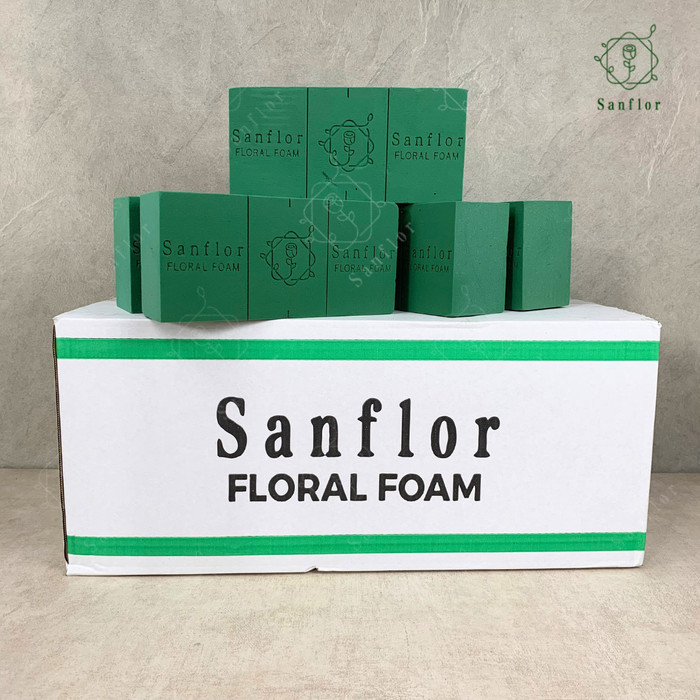 

SANFLOR FLORAL FOAM BASAH 1 DUS / BUSA HIJAU/ OASIS GABUSBUNGAPERDUS