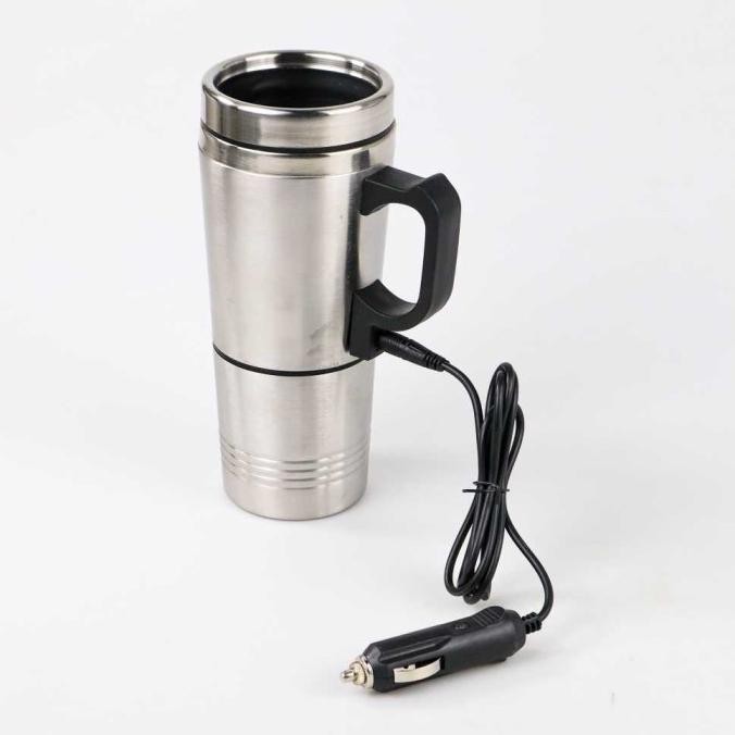 GELAS TEKO MUG LISTRIK PEMANAS AIR KOPI TEH PORTABLE MOBIL CAR HEATING