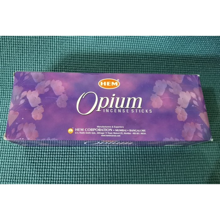 ___] Dupa Hio India Darshan Opium Hem Hexa Kecil Per Slop