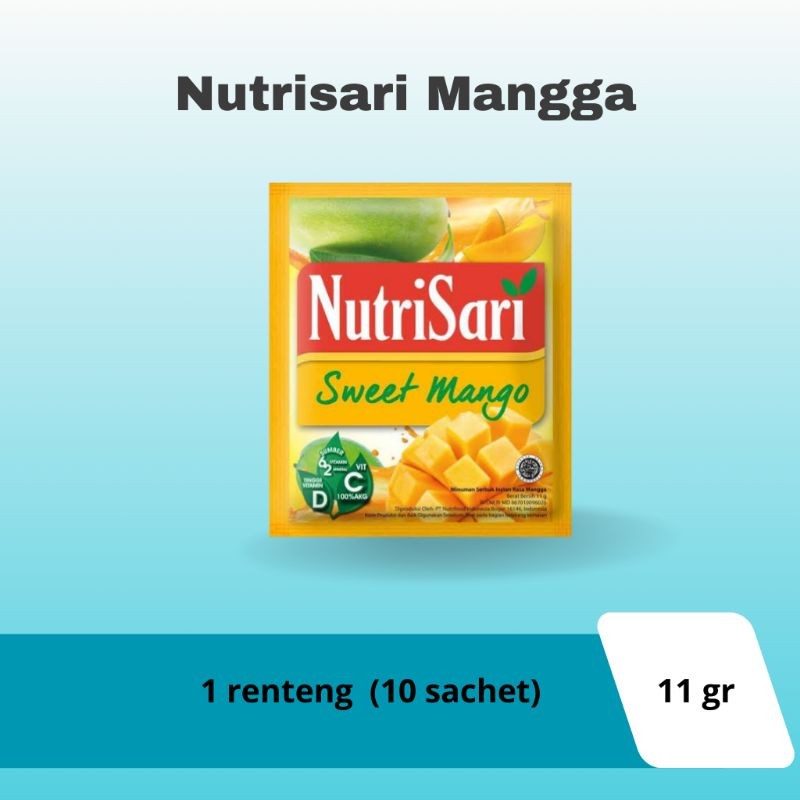 

Nutrisari 1 renteng isi 10 sachet promo grosir 11g