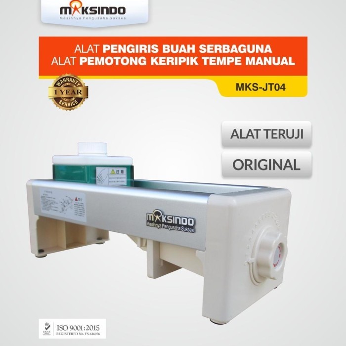 NEW STOCK  Alat Pengiris Buah Serbaguna Alat Pemotong Keripik Tempe Manual MKS-JT04