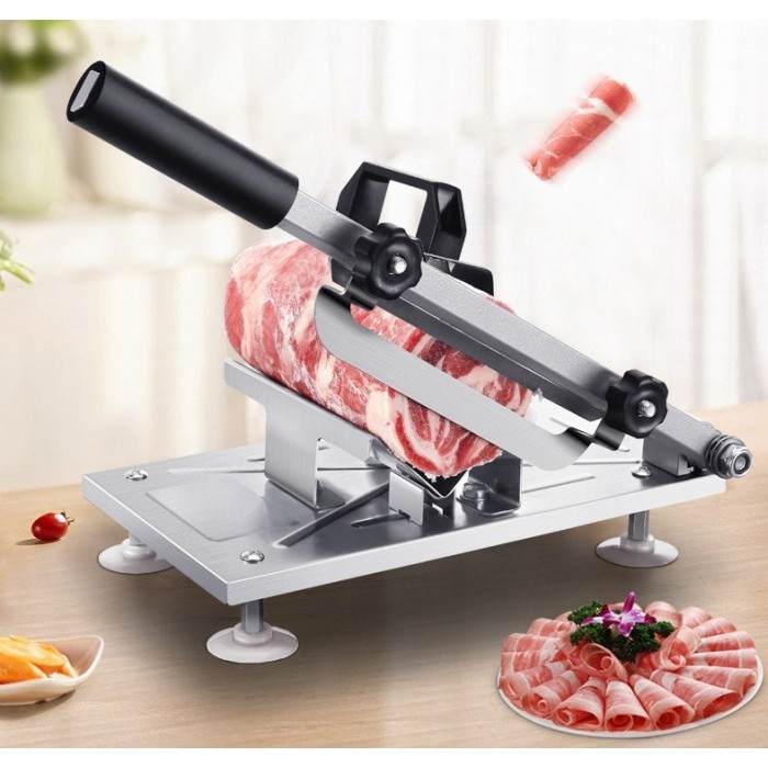 PROMO Alat Potong Tipis Daging Pemotong Manual Slice Buah Beku Stainless