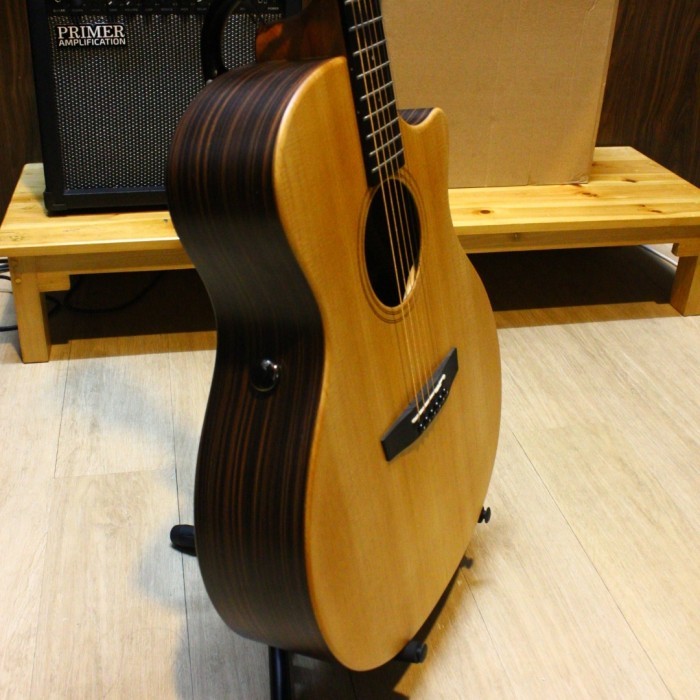 Gitar Enya X1 Pro Ega SP1 Natural, Gitar Akustik Enya X1 Pro W/ Bag + Effects