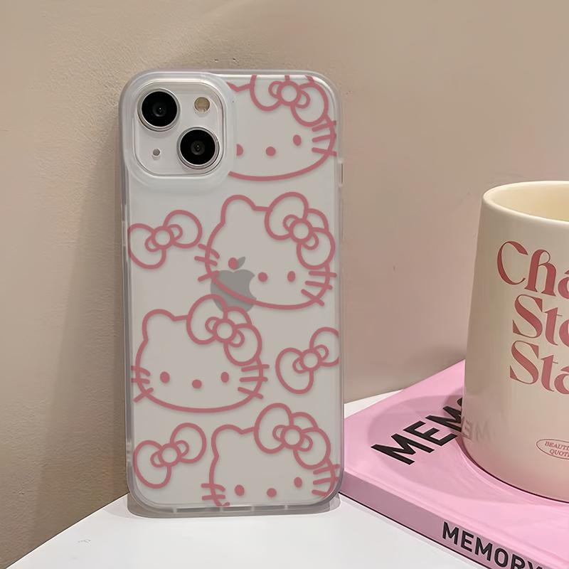 Cute Terbaru Pink Premium Case VIVO Y29 Y19S Y28 Y03 V40 Lite Y33T Y100 5G Y36 V27E V27 Pro Y27S Y27